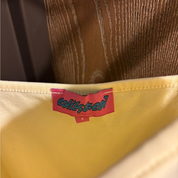 Edikted Yellow Tank Top - Size Small - Picture 2 of 5
